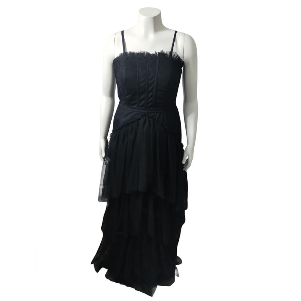 Y2K Women's Corset Tulle Whimsigoth Fairygoth Witchy Indie Sleaze Dress 8/10